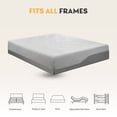 thumbnail image 3 of MLILY Ego Gray 14 inch Gel Memory Foam Mattress, Queen Mattress in a Box, Medium, 3 of 11