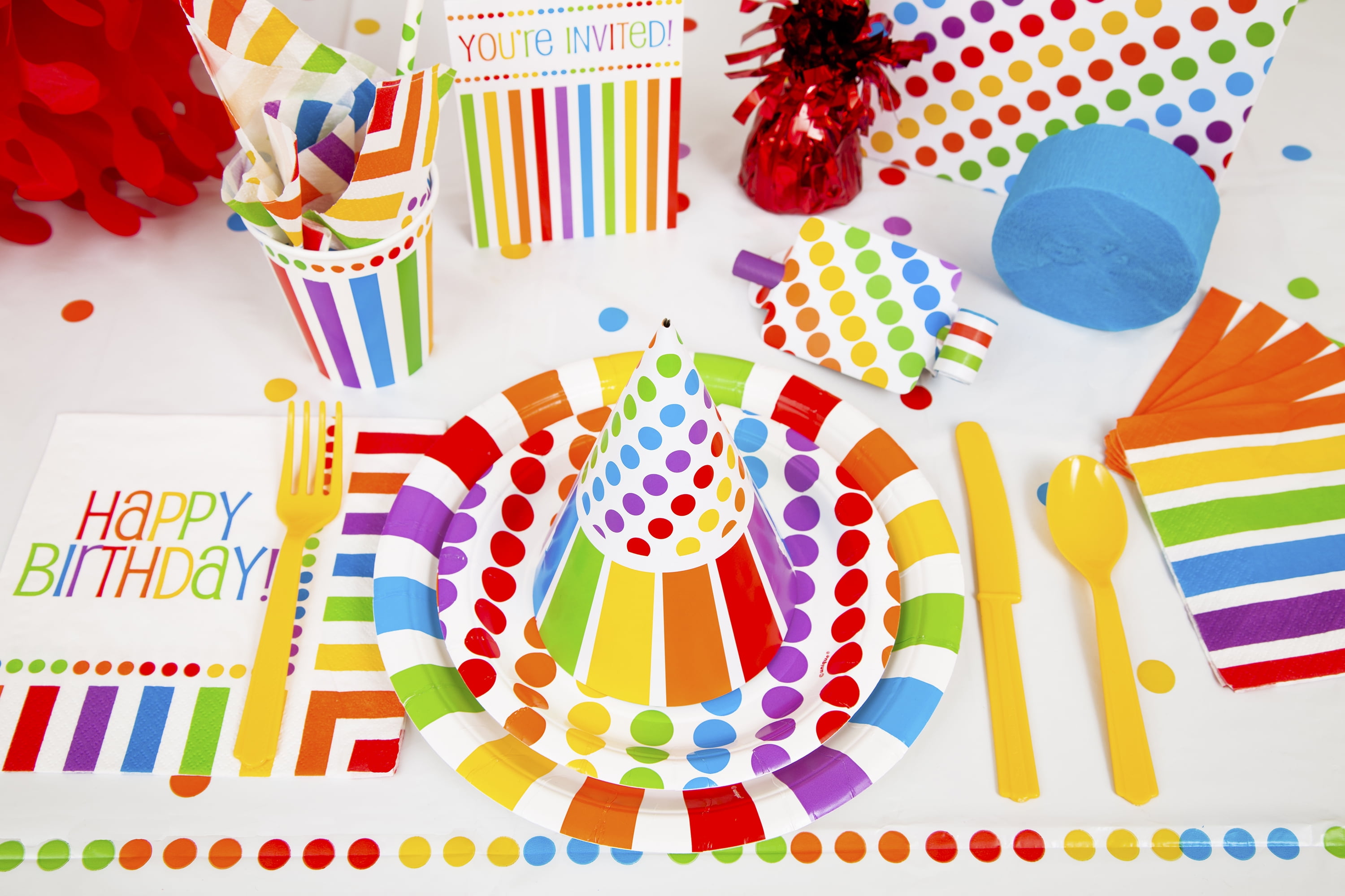 Rainbow Party Supplies