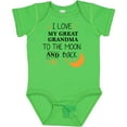 thumbnail image 3 of Inktastic I Love My Great Grandma to the Moon and Back Boys or Girls Baby Bodysuit, 3 of 5