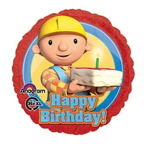 18′ BIRTHDAY BOB the BUILDER Happy Birthday Balloon • Party Supplies Decorations Foil Mylar Balloon
