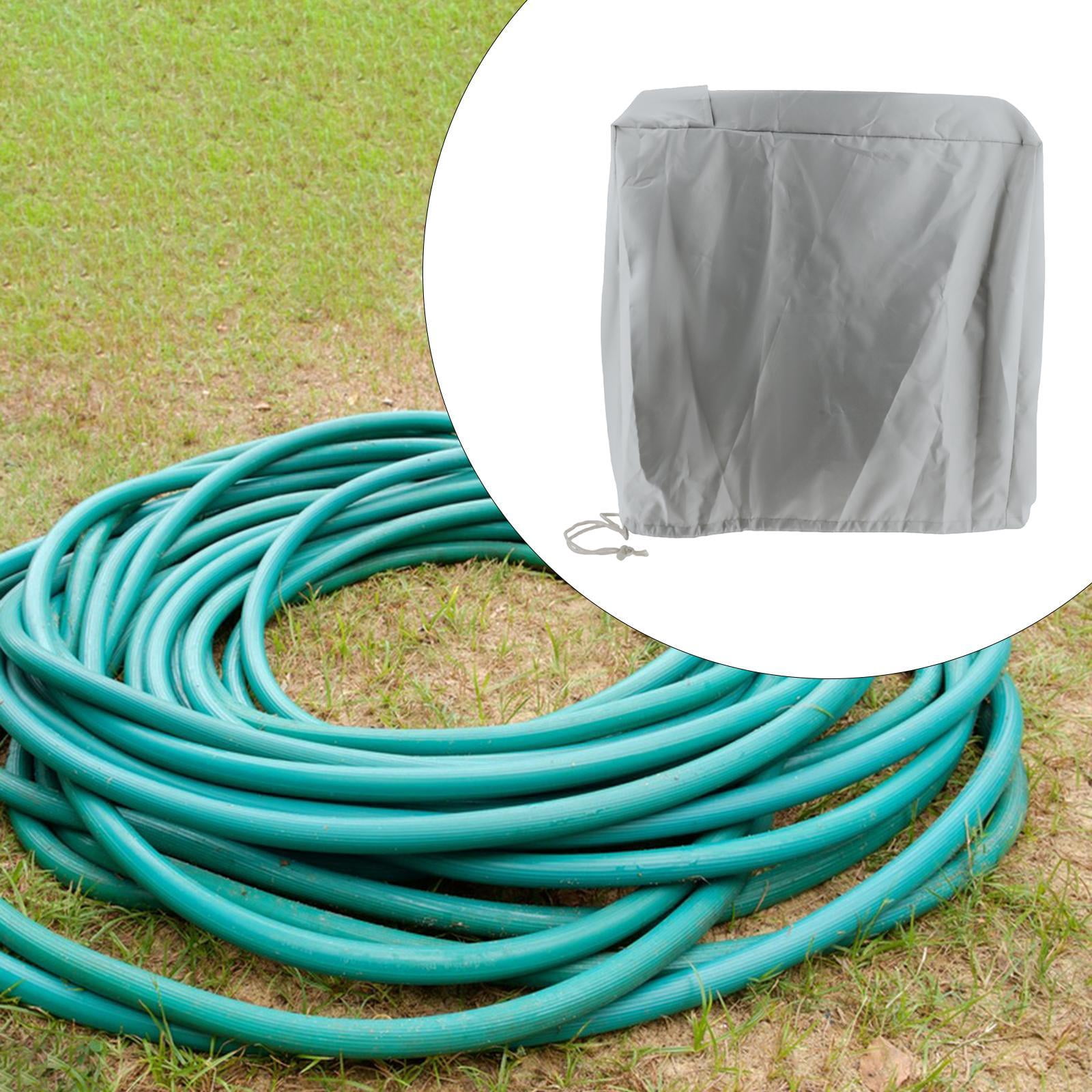 Bothyi Retractable Garden Hose Reel Cover Cover for Outside Lawn Outdoor Gray