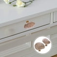 thumbnail image 3 of LOLIPPYY 2-Pack Cabinet Handles with Natural Stone Drawer Knobs and Brass Base - Unique Irregular Rock Pulls for Rustic Furniture Decoration, 3 of 7