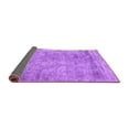 thumbnail image 2 of Ahgly Company Indoor Square Abstract Purple Contemporary Area Rugs, 5' Square, 2 of 4
