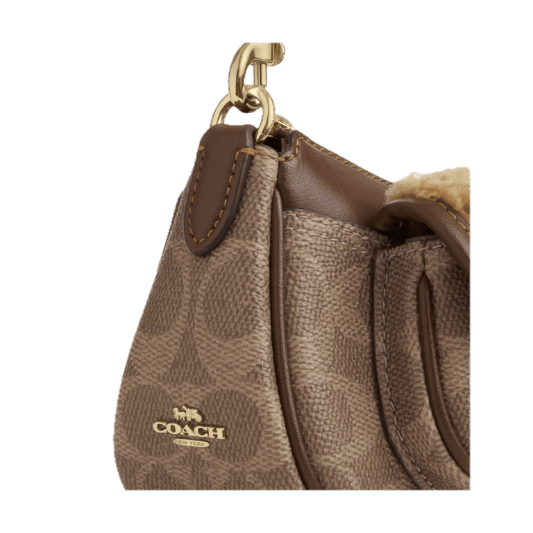Coach Ashton Mini Shoulder Bag In Signature Canvas - Walmart.com