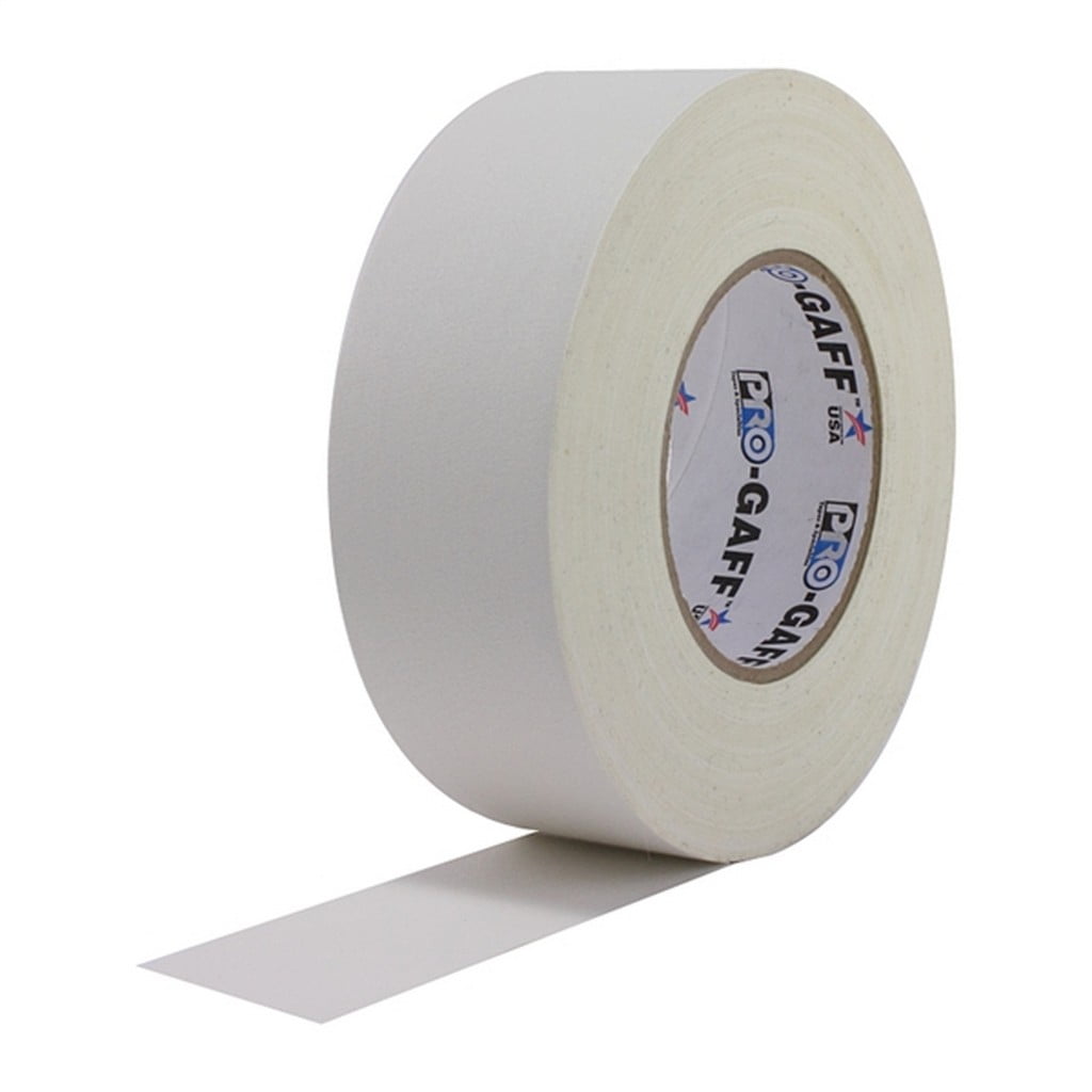 17 colors available Pro Gaff Gaffers Tape 1 and 2 inch widths White 1 inch 