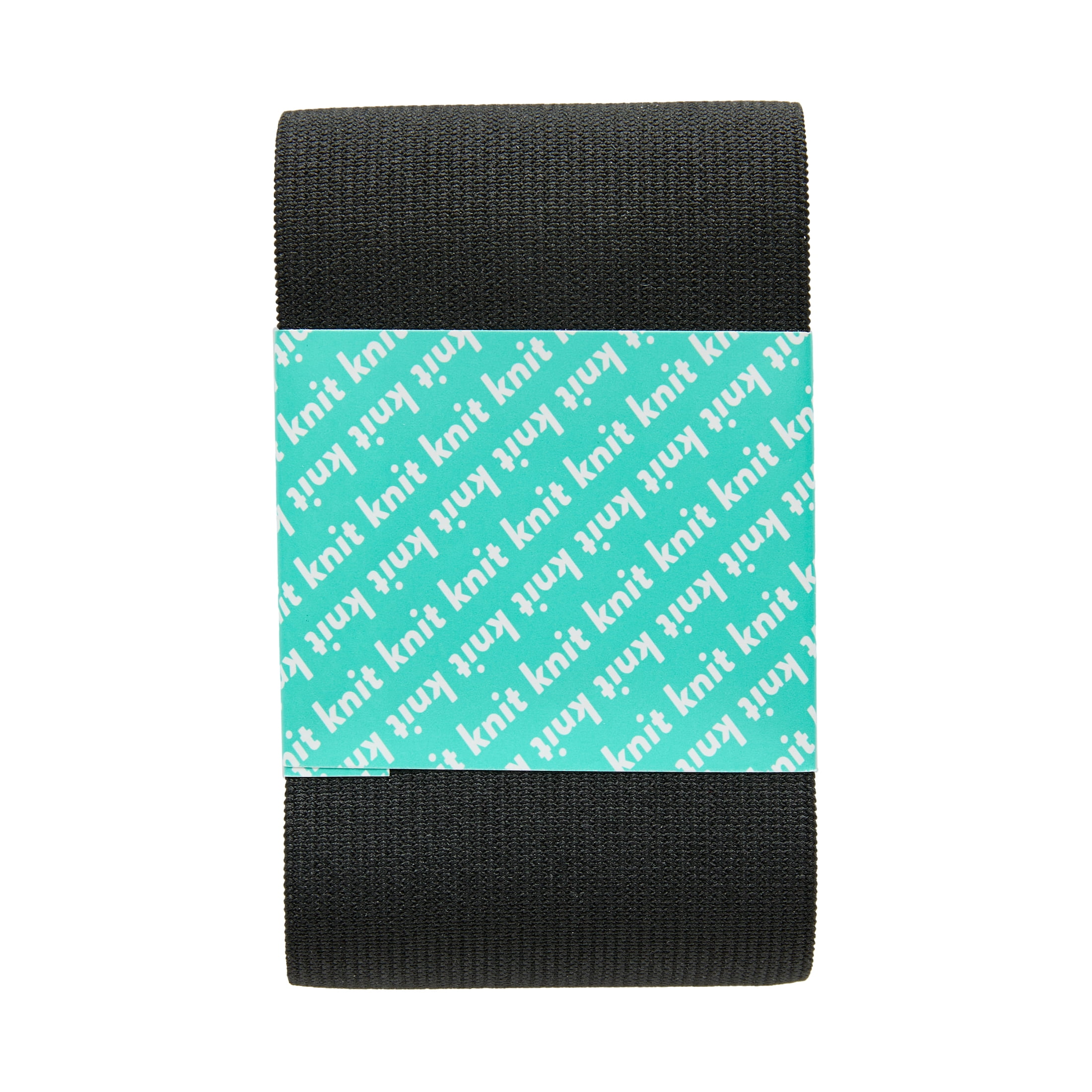 (2 pack) Hello Hobby 2 Inch Black Knit Elastic Band for Sewing and Crafts