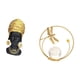thumbnail image 5 of Elegante Figura De Resina Africana Con Bola De Cristal De Metal, Adorno De Mesa, Decoración Creativa Para El Hogar, Centro De Mesa Para Entrada, Pasillo, Estante, Dormitorio, Sala De Estar., 5 of 8