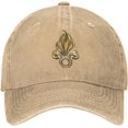 thumbnail image 3 of French Foreign Legion Logo Hats Baseball Caps Washed Dad Trucker Denim Cowboy Hat, 3 of 9
