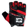 thumbnail image 1 of IQ - Guantes Bright II de Cuero para Adultos Unisex (Negro, Rojo Fuego), 1 of 3