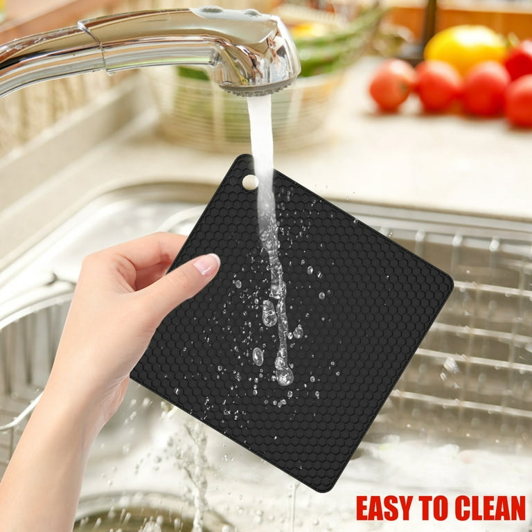 Silicone Trivet Mats – Pot Holders – Drying Mat Our Potholders