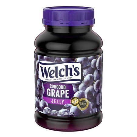 (2 Pack) Welch's Concord Grape Jelly, 30 oz