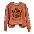 thumbnail image 1 of MITCOWBOYS Chandails pour Femmes, T-Shirts de Football Amusants pour Femmes, Chandail en Molleton de Maman de Football, Chandail en Molleton à Col Rond pour Femmes, Chandails à Capuchon pour Femmes, Chandails pour Femmes, Mode Automne 2024 Orange TG, 1 of 4