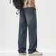 thumbnail image 1 of Pantalones vaqueros de longitud completa para hombre, de moda, de color sólido, cómodos, de temperamento, de mezclilla, de pierna recta, pantalones para hombre, 1 of 2
