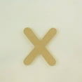 thumbnail image 2 of Package of 1, 16 Inch X 1/2" Thickness MDF Letter x in The Gotham Rounded Font, Thick, Lower Case for Art & Craft Project, Made in USA, 2 of 4