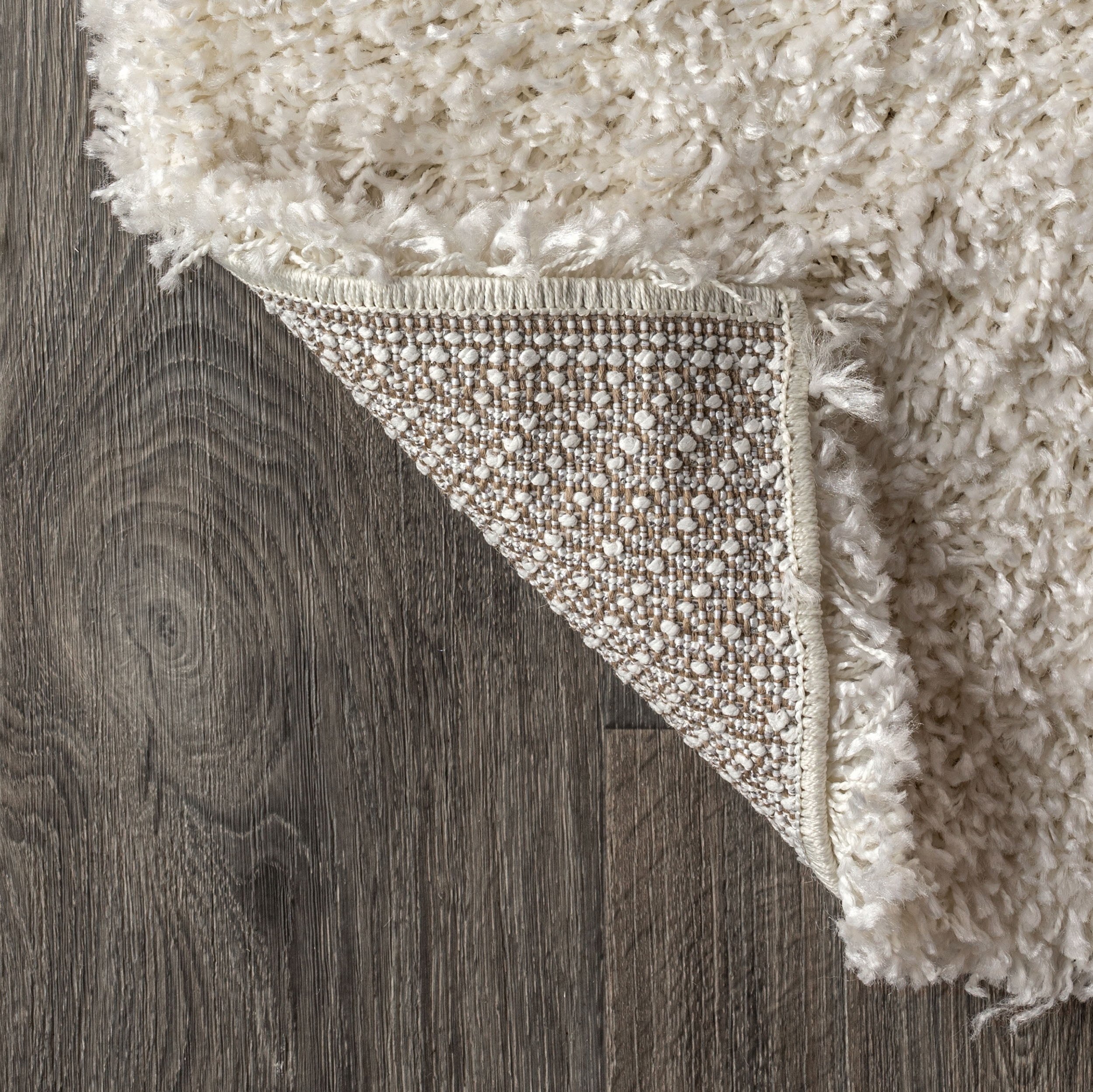 JONATHAN Y MERCER SHAG 2 x 8 Runner Rug, Mercer Plush - Cream, MCR106D-28