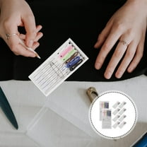 Tineasur 10Packs Sewing Needle Kit with Thread Button Pins Assorted Color for Quilting