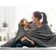 thumbnail image 4 of Manta Utopia para ropa de cama, color gris ahumado, 100% algodón, doble, 220 x 180 cm, 4 of 7