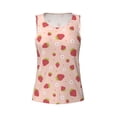 thumbnail image 4 of Lsque Strawberries Printed Workout Tank Tops for Women, Athletic Sports Tank Tops, Compression Sleeveless Dry Fit Shirts,Sleeveless Yoga Shirt-Large, 4 of 9