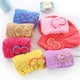 thumbnail image 4 of Yuarrent Gorro de baño de felpa envuelto para un secado rápido y cómodo del cabello, toalla para el cabello de secado rápido y fácil de Juegos de accesorios de baño Rosa roja 29*30, 4 of 6