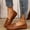 Brown, variant on Womens Classic Comfort Leather Penny Loafers, Casual Slip Ons Lightweight Walking Flats, Driving Mocs Boat Shoes, Summer Low Cut Shallow Mouth One Foot Flat Sole Shoes