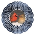 thumbnail image 1 of 10 Po d'Art de Jardin de Filature de Vent Rouge d'Hiver, 1 of 1
