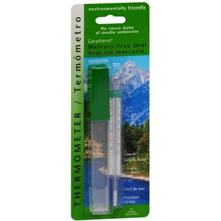 Geratherm Thermometer Oral Mercury Free 1 Each (Pack of 3)