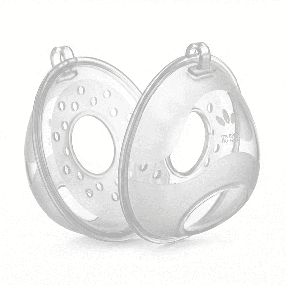 Topkech 2PCS Soft Silicone Breast Milk Collector - Reusable Shells for Breastfeeding Support
