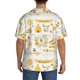 thumbnail image 3 of Balery Farm Bee Cute Honey Camisa Casual de Manga Corta con Botones para Hombre, Texturizada, Estilo Cubano, para Playa, Verano-Small, 3 of 5