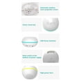 thumbnail image 4 of Skegnu Small Speakers Projection Night Bluetooth Audio Colorful Remote Control Upgraded Music LED Projection Bluetooth Audio White for Parties/Outdoor/Camping/Cars, 4 of 9