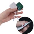 thumbnail image 2 of Non-Woven Reusable Electrode Pads, 100 Pcs 5x9cm Self-Adhesive Replacement Pads for TENS EMS Units, 2 of 9