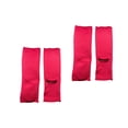 thumbnail image 1 of 2 pares de protectores de espinillas y empeine para hombre, protectores de tela para boxeo, muay thai y MMA. L rojo y S, 1 of 7