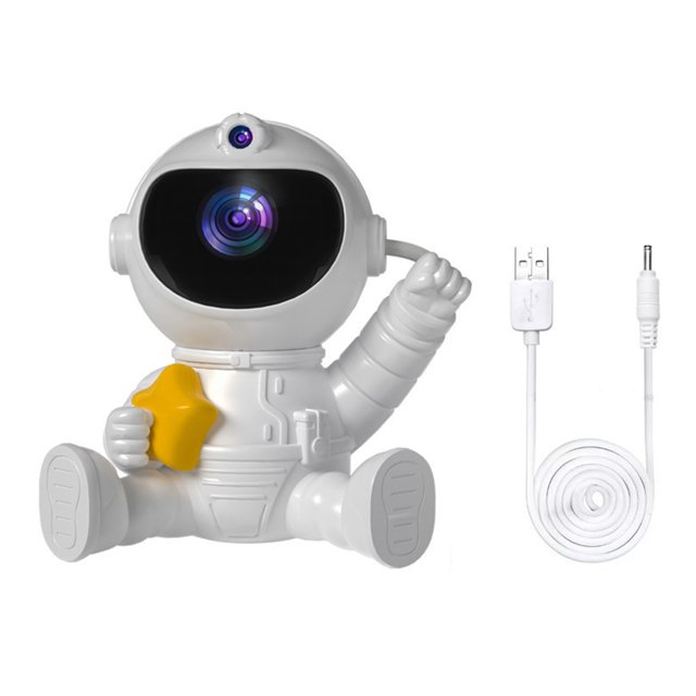 Graflsoa Galactic Starry Sky Projector Lamp for Bedroom - Romantic Atmosphere Night Light with Remote Control Option, Creative Gift Idea