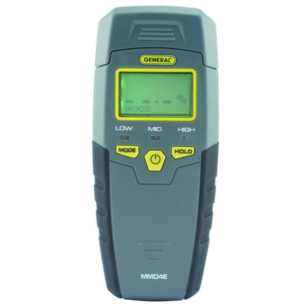 Grain Moisture Meter - General Tools MMD4E Moisture Meter, Pin Type, Digital LCD