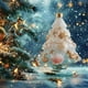 thumbnail image 4 of Colgante navideño de acrílico con forma de avión para árbol de Navidad., 4 of 5