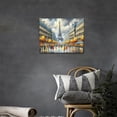 thumbnail image 6 of Large Wall Art Paris Eiffel Tower Abatract Pictures Wall Decor Master Over Above Bed Canvas Prints Horizontal Framed Artwork Paintings Home Office Decorations For Living Room Bedroom 16"x12", 6 of 6