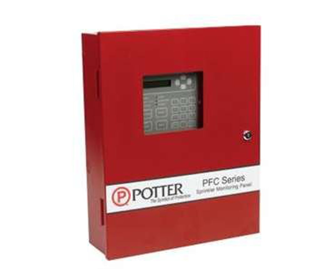 Potter Electric Signal PFC6006 6 Zn Sprinkler Mon Pnl Ip/Dact