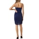thumbnail image 3 of Vestido de fiesta ajustado con tirantes de espagueti y brillo brillante para mujeres INSPIRE CHIC XL azul oscuro, 3 of 6