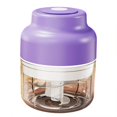 thumbnail image 2 of TAROFISH Mini Garlic Chopper 2025 Rechargeable Cordless Food Chopper 350ml Electric Vegetable Grinder for Onion Nuts Meat 4.92 Inch,Purple, 2 of 9