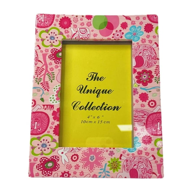 DOLITY Photo Frame Birthday Gift Decorative Picture Frame for Gallery Wedding Decor Pink