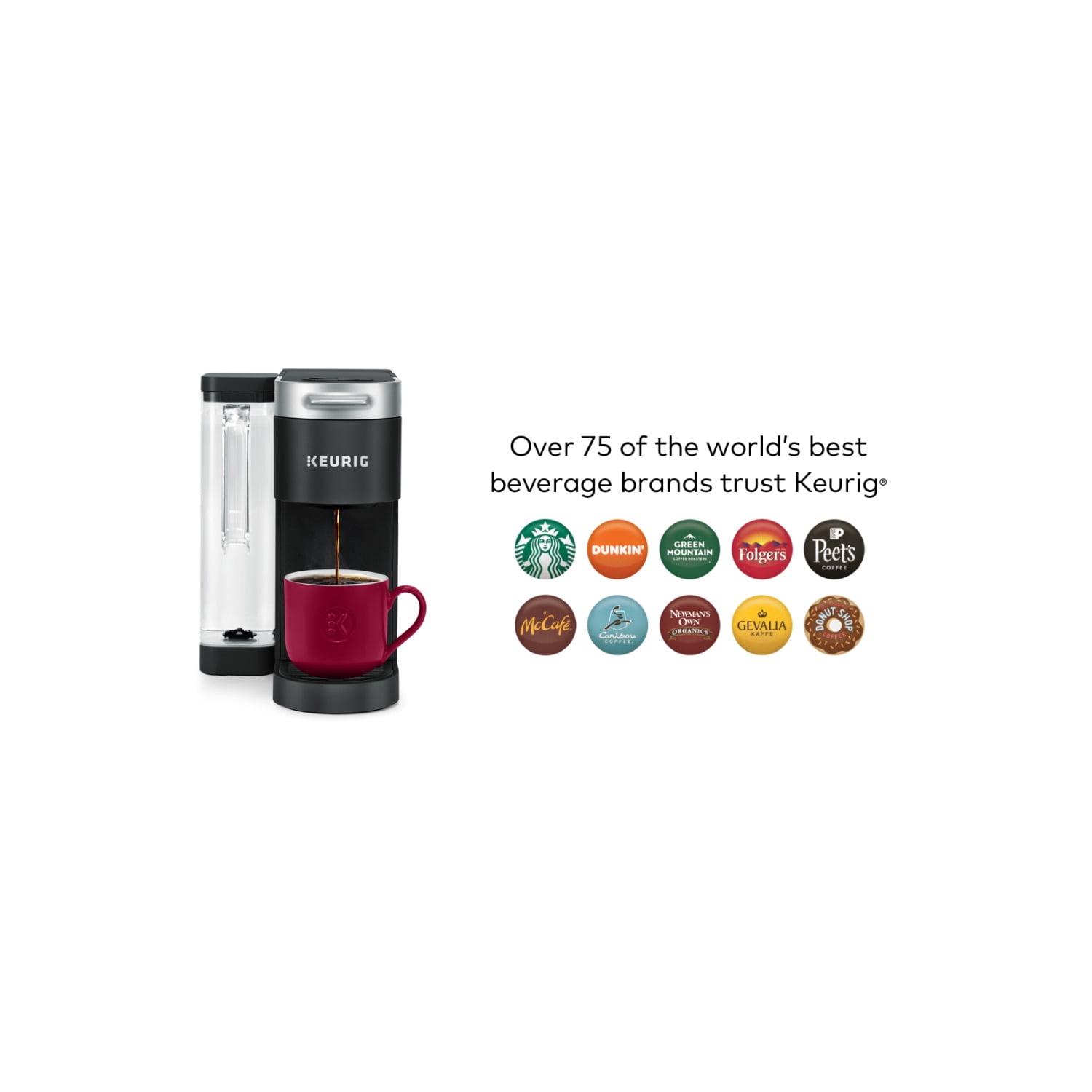 Keurig K-Supreme Single Serve K-Cup Pod Coffee Maker with MultiStream Technology, 4 Brew Sizes and 66oz Dual-Position Removable Reservoir (White)