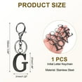 thumbnail image 2 of Llave de Inicial Uxcell, 1PCS Llave de Acero Inoxidable, Negro (Letra G), 2 of 7