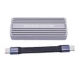 thumbnail image 1 of M.2 NVMe NGFF SSD Enclosure USB 3.2 GEN 2 to M.2 SSD 20Gbps Solid State Drive M.2 Case Box for 2230/2242 SSD, 1 of 5