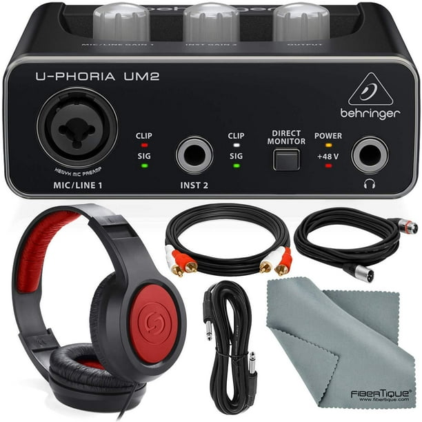 Behringer um2 headphone output sales