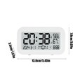 thumbnail image 2 of Inerposs Multi-Function Digital LCD Weather Clock, Indoor Temperature and Humidity Meter, Alarm with Weekly Calendar, Easy-to-Read Display, Adaptive Brightness Control, 2 of 6