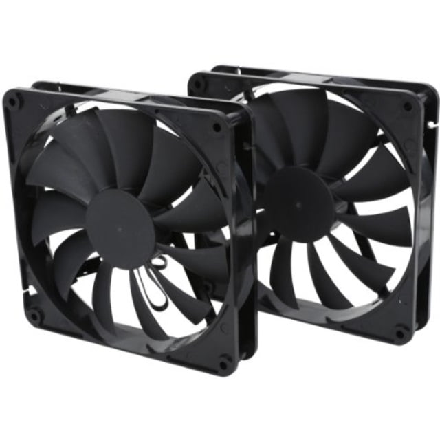 140mm case fan 2pack computer case fan with advanced fluid dynamic