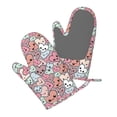 thumbnail image 5 of Hirioo Cartoon Hearts for Silicone Oven Mitts for BBQ, Baking, Cooking, Set of 2, Heat Resistant 260℃, Non-Slip Kitchen Essentials, 5 of 6