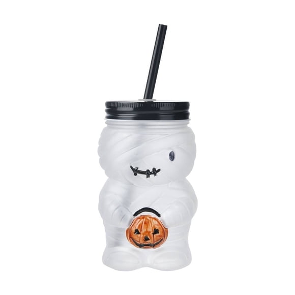 Vaso Popote Momia Prichos Halloween Varios Modelos 1 Pieza
