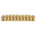 thumbnail image 4 of Ground Bar Kit, 10pcs 10 Hole Electrical Distribution Wire Screw Terminal Brass Grounding Neutral Bar for PE30 Distribution Box, 4 of 7