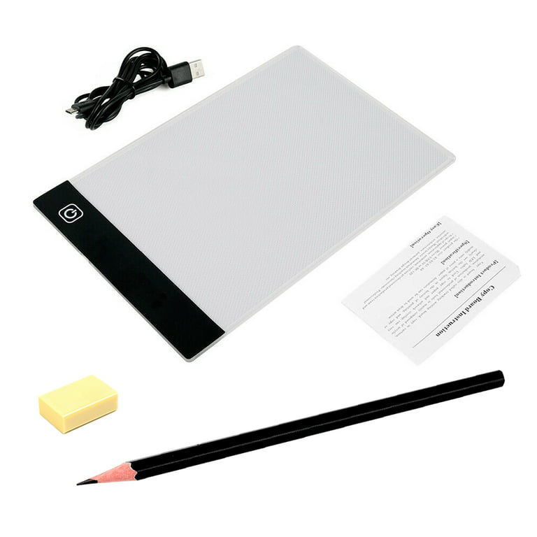 BASSTOP A4/A5 LED Drawing Board,Portable LED Tracing Board,LED Copy Board,Adjustable  Light Tattoo Tracing DIY Diamond Painting Artists 