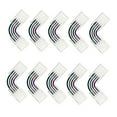 thumbnail image 4 of Masteelf 10-Pack LED Light Strip Connector Clips Replacement Set for Easy and Secure LED Strip Connections, 4 of 8